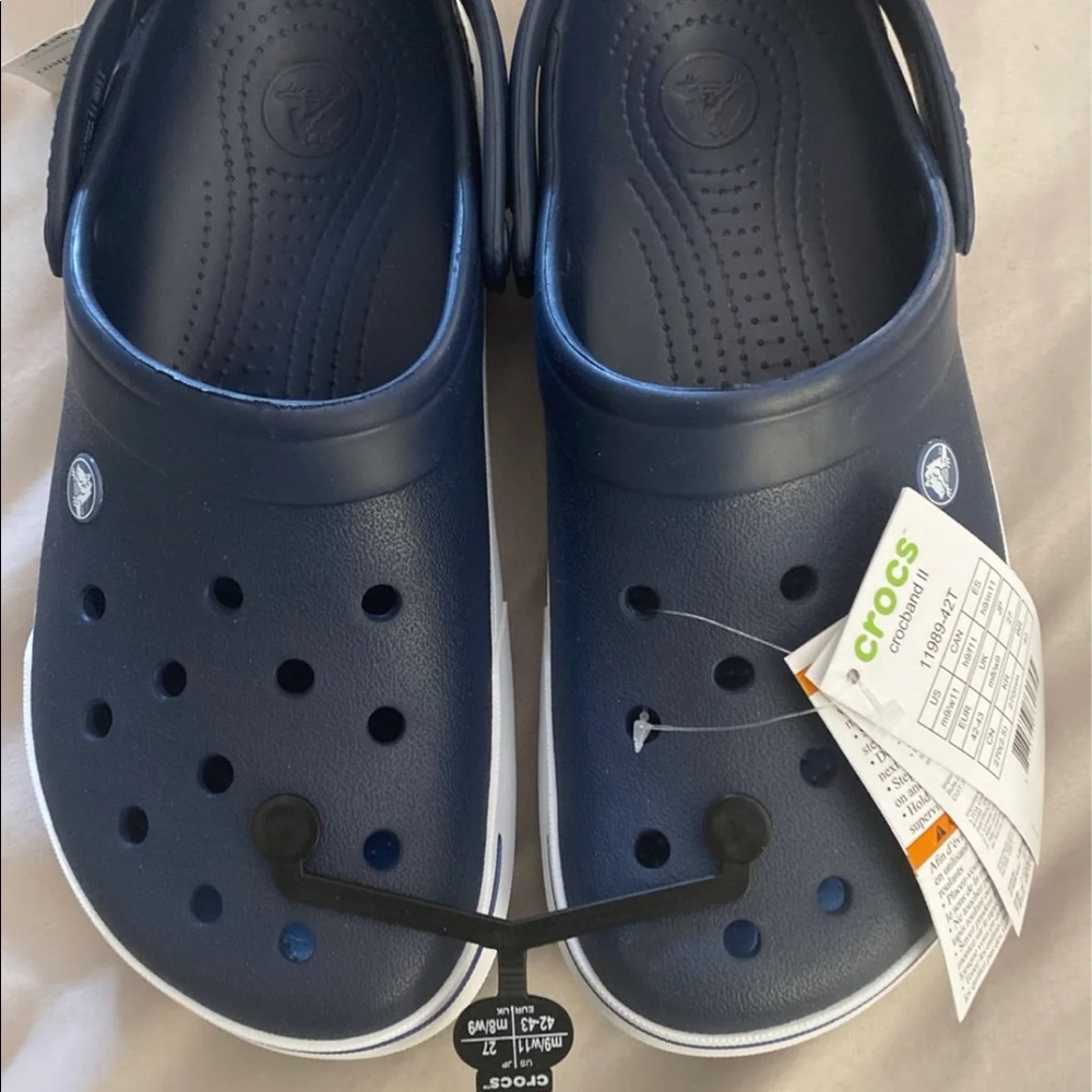 Blue crocs